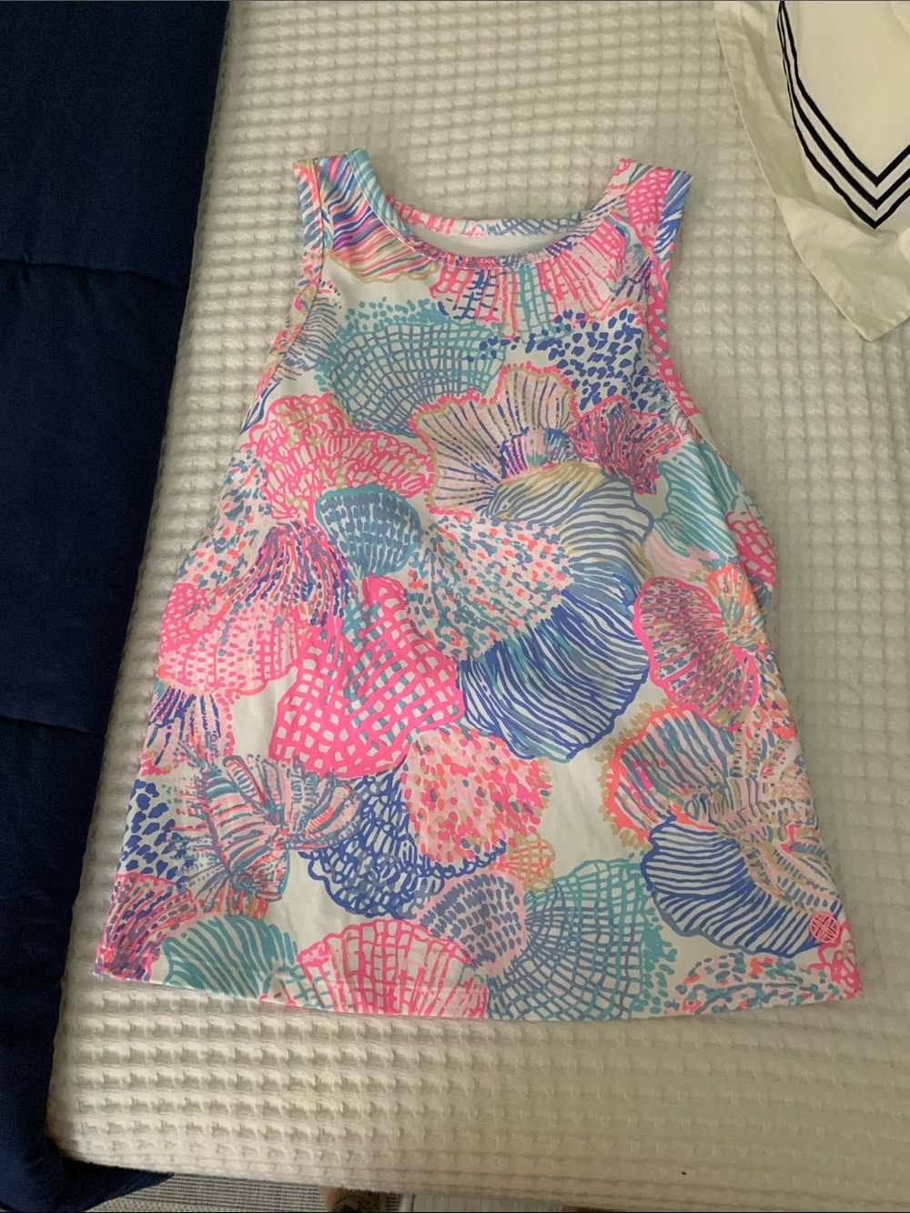 EUC Lilly Pulitzer Luxletic Candia Active Bra Tank Top size medium